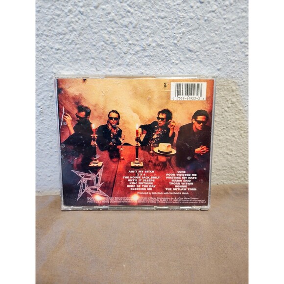 Load by Metallica Jewel Case King Nothing Hero for a day 1996 Fast Shipping - Picture 8 of 8